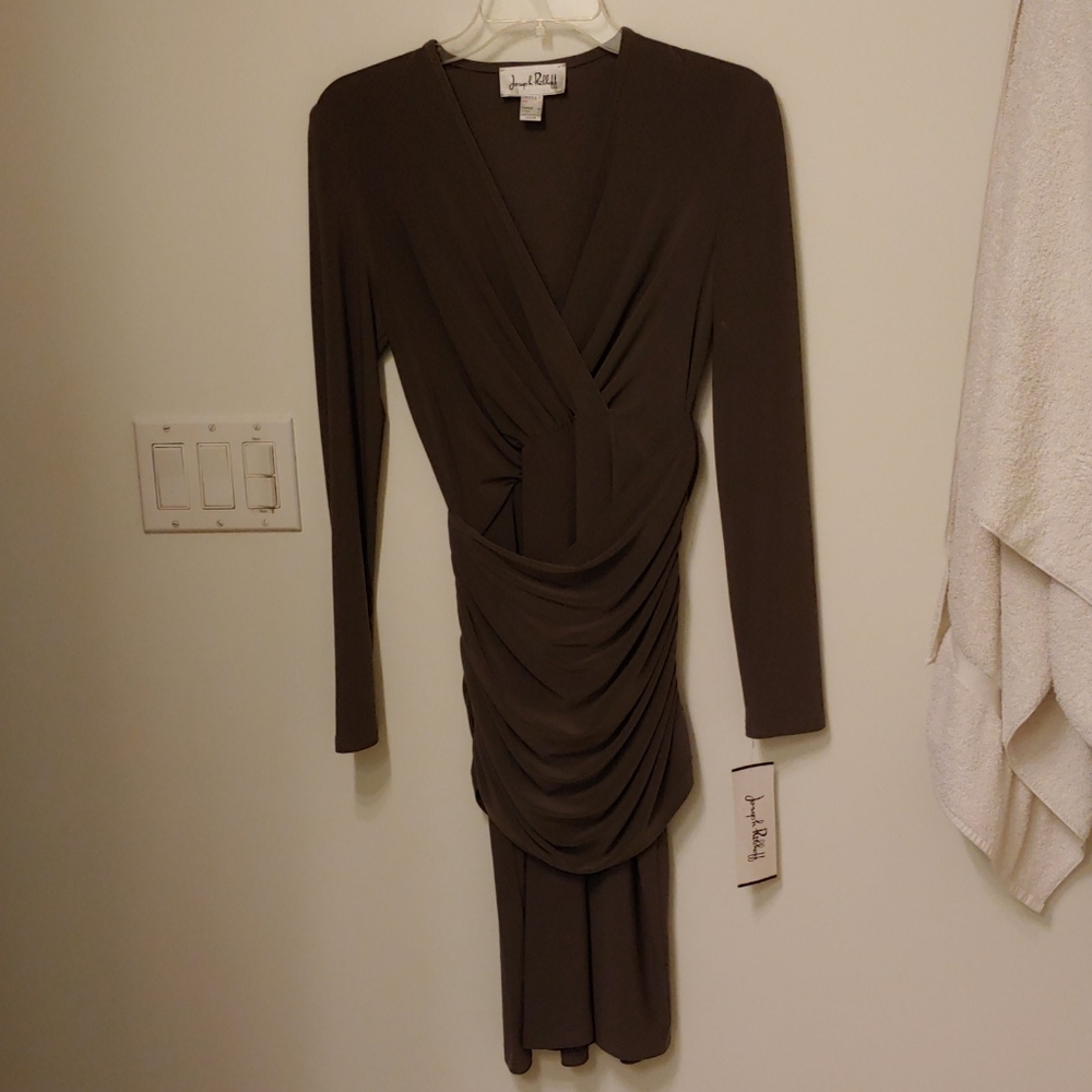 Joseph Ribkoff Gray bodycon dress